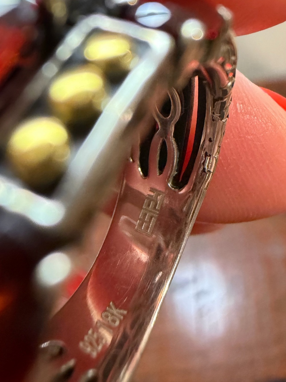 EFFY Rhodolite Garnet Ring - Picture 6 of 7